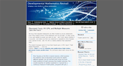 Desktop Screenshot of devmathrevival.net